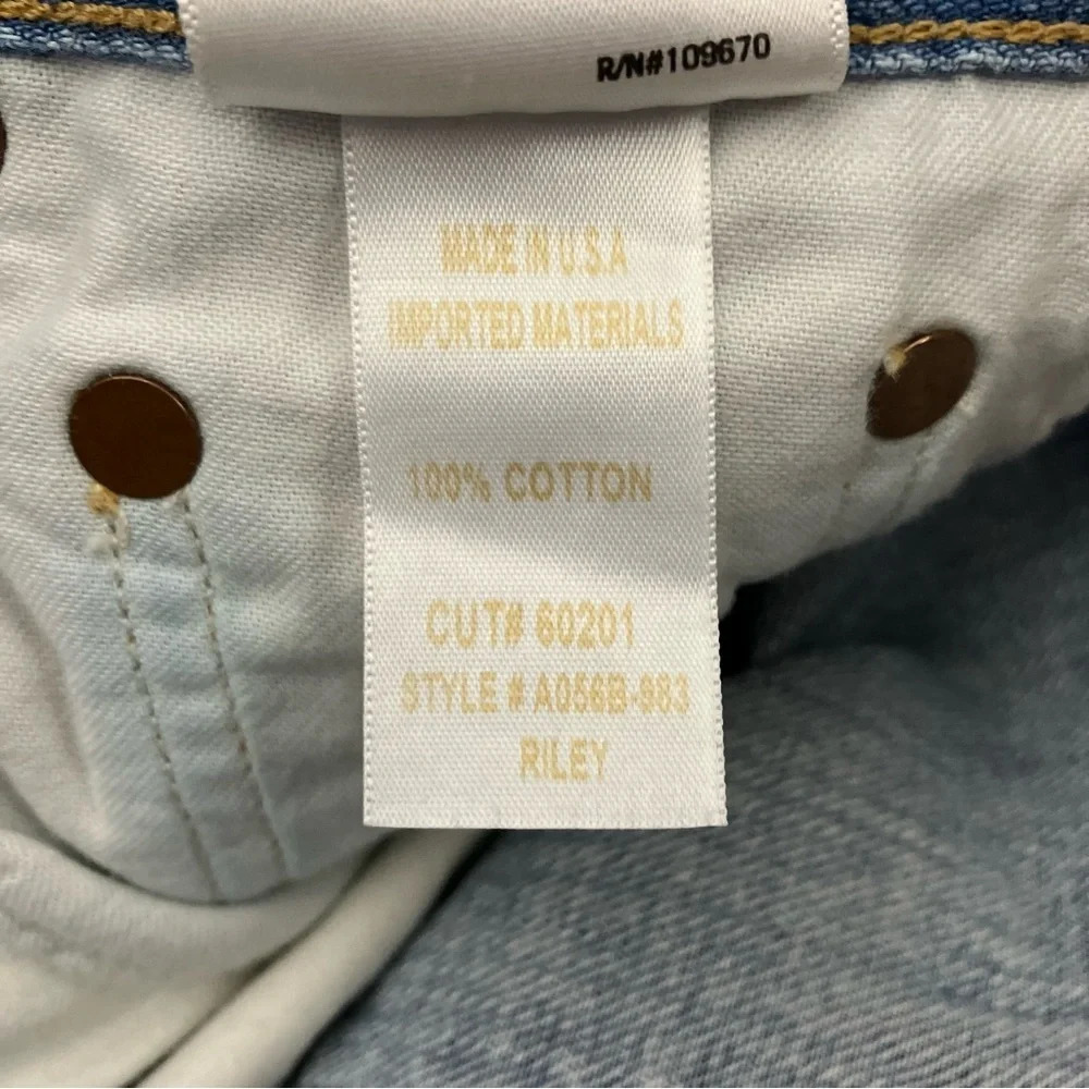 AGolde Riley High Rise Straight Jeans In Shatter - Picture 7 of 7